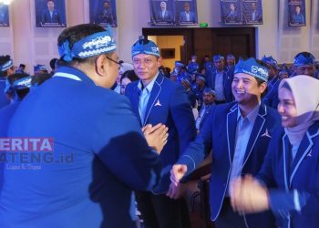 AHY Lantik Pengurus DPC Partai Demokrat se Jawa Tengah di Magelang