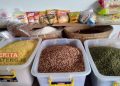 Harga Kacang di Semarang Mengalami Kenaikan 15 Potret berbagai jenis kacang di sebuah lapak di Pasar Johar Baru Semarang. (Adimungkas/Koran Lingkar)