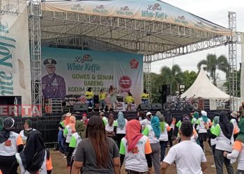 Kodim 0722/Kudus gelar Rangkaian Acara HUT TNI ke 77 bersama Luwak White Koffie