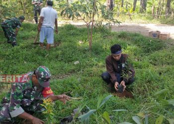 Mahasiswa KKN-IK IAIN Kudus Bersama Warga Batealit Tanam 1000 Pohon