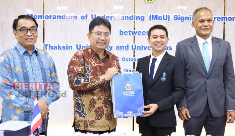 Rektor UMK Presentasikan Implementasi MBKM di Thaksin University Thailand 1 Rektor UMK Presentasikan Implementasi MBKM di Thaksin University Thailand