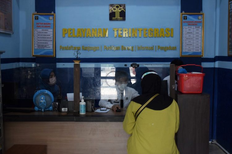 Kunjungan Tatap Muka Resmi Dibuka, Rutan Rembang Berikan Fasilitas Tambahan Kepada Pengunjung