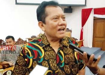 Anggota DPRD Pati, Sukarno saat ditemui awak media pada beberapa waktu lalu. (Arif Febriyanto/Beritajateng.id)