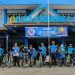 Galakkan Hidup Sehat, Diskominfo Pati Bersepeda Bersama dalam HUT ke-51 KORPRI 8 KOMPAK: Sejumlah staf dan Kepala Dinas Komunikasi dan Informatika (Diskominfo) Kabupaten Pati foto bersama di depan kantor sebelum bersepeda bersama. (Istimewa)