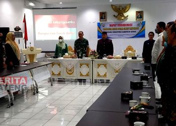 Rakor LKS Tripartit di Ruang Abdi Praja Setda Kendal pada Senin, 28 November 2022. (Arvian Maulana/Koran Lingkar)