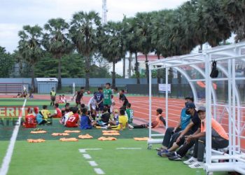 Minim Penerangan, DPRD Pati Bakal Tambah Lampu Stadion Joyokusumo 2 Potret Stadion Joyokusumo Pati. (Aziz Afifi/Koran Lingkar)