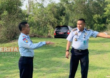 Rutan Kelas IIB Rembang Lakukan Pemeriksaan Lokasi Lahan Tempat Relokasi