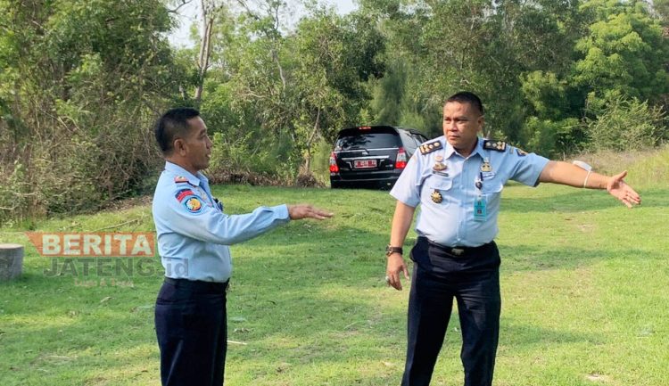 Rutan Kelas IIB Rembang Lakukan Pemeriksaan Lokasi Lahan Tempat Relokasi