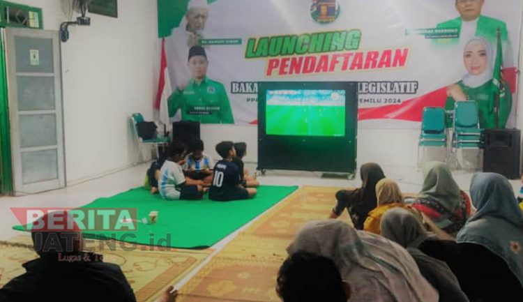 DPC PPP Kendal Bersama  GMPI  Adakan Nobar Final Piala Dunia  2022 untuk Umum