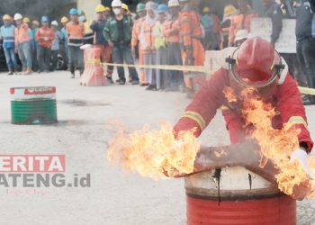 Semen Gresik Gelar Lomba Safety Challenge dalam Peringati Hari K3 Nasional 2023