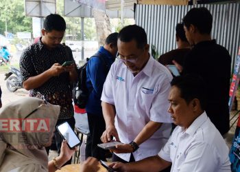 Baru 2 Hari Dibuka Ratusan Masyarakat Mendaftar Jalan Sehat Bersama BUMN 2023 di Rembang