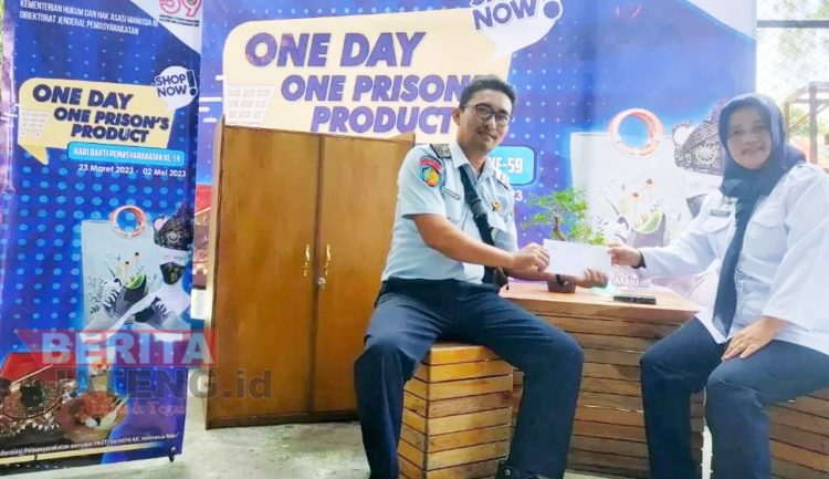 Peringati Hari Bhakti Pemasyarakatan ke 59, Rutan Rembang Gelar Acara One Day One Prison’s Product
