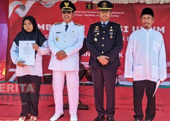 Peringati Kemerdekaan RI ke 78, Rutan Kelas IIB Rembang Berikan Remisi Kepada 84 WBP dan 1 Bebas Penjara