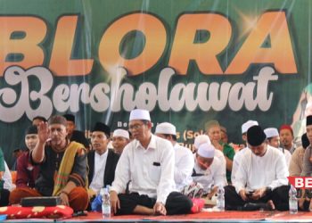 Bupati Arief Rohman Hadiri Blora Bersholawat Syukuran Jalan Randublatung-Getas