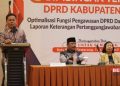 Ali Badrudin Harapkan Bimtek Anggota DPRD Pati Jadi Bekal Tingkatkan Fungsi Pengawasan 18 Ketua DPRD Pati, Ali Badrudin. (DPRD Pati/Beritajateng.id)