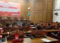Ketua DPRD Pati Minta Dispermades Perjelas Regulasi Pencairan Siltap 13 AUDIENSI: Persatuan Perangkat Desa Indonesia (PPDI) beraudiensi terkait pencairan siltap di Kantor DPRD Pati, Rabu, 3 April 2024. (Arif Febriyanto/Beritajateng.id)