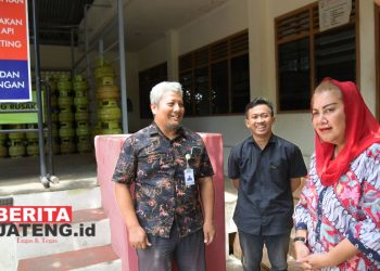SIDAK: Wali Kota Semarang, Hevearita Gunaryanti Rahayu inspeksi mendadak ke agen gas PT Nawolo Bersaudara di Jalan Majapahit No 561 Semarang, Kamis, 18 April 2024. (Pemkot Semarang/Beritajateng.id)