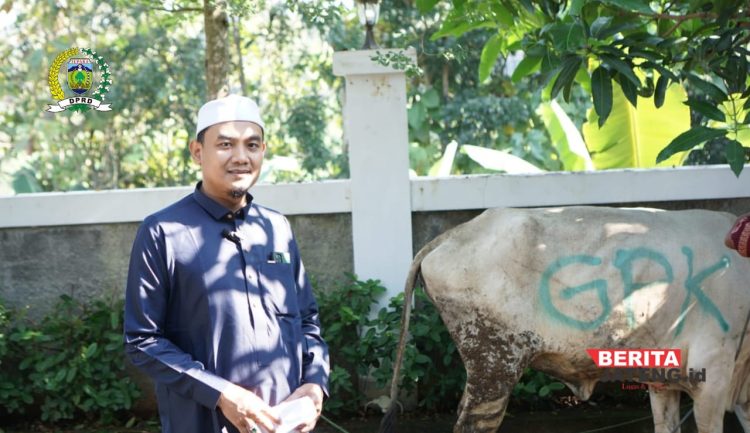 Plt Ketua Gerakan Pemuda Ka’bah (GPK) Jawa Tengah, Haizul Ma'arif yang juga selaku Ketua Dewan Perwakilan Rakyat Daerah (DPRD) Kabupaten Jepara. (Tomi Budianto/Beritajateng.id)