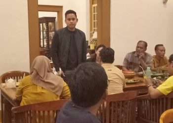 Bakal calon wali kota Semarang, Dico M. Ganinduto saat menghadiri pertemuan oleh Ketua Umum Partai Solidaritas Indonesia Kaesang Pangarep di Jakarta pada Rabu, 24 Juli 2024. (Rizky Syahrul/Beritajateng.id)