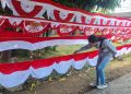 Jelang HUT RI ke-79, Pedagang Bendera di Jepara Mulai Menjamur