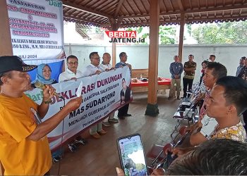 Relawan Ganesa Salatiga Deklarasi Dukung Sudaryono di Pilgub Jawa Tengah