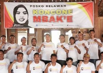 Relawan “Koncone Mbak’e” Deklarasi Dukung Eisti’anah di Pilbup Demak
