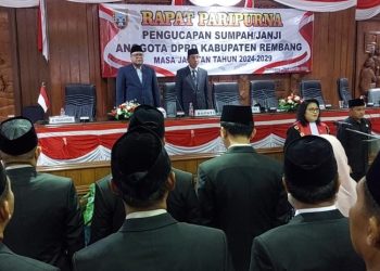 Rouf dari PPP dan Gus Gipul dari PKB Diusulkan Jadi Pimpinan DPRD Rembang Sementara