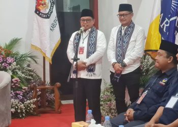 Pasangan Gus Nung-Iqbal Resmi Daftarkan Diri di KPU Jepara