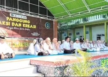 Moment HUT RI ke 79 2024, SMPN 1 Rembang Gelar Khotmil Quran Hingga Doa Bersama