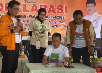 Partai Hanura Gelar Deklarasi Dukung Sam’ani-Bellinda di Pilkada Kudus
