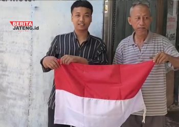 Jelang HUT RI ke-79, DPRD Rembang Bagikan Bendera Gratis