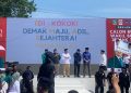 Sebelum Daftar di KPU Kabupaten Demak, Pasangan Edi-Koko Ziarah ke Makam Sultan Fatah