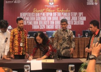 KPU Salatiga Tetapkan 149.477 Pemilih sebagai DPT, Bawaslu Beri Catatan