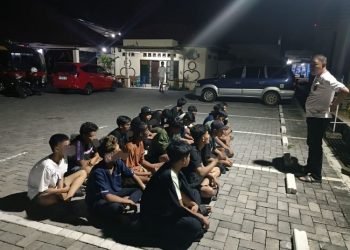 Berpotensi Timbulkan Kecelakaan, Para Remaja Ditangkap Polres Demak Akibat Aksi Balap Liar