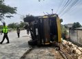 Laka 2 Truk vs 1 Bus di Pantura Batangan Pati, Enam Korban Meninggal 19 Laka 2 Truk vs 1 Bus di Pantura Batangan Pati, Enam Korban Meninggal