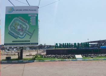 Penataan Ulang, Bagian Tengah Alun-alun Kembangjoyo Pati Akan Jadi Lapangan