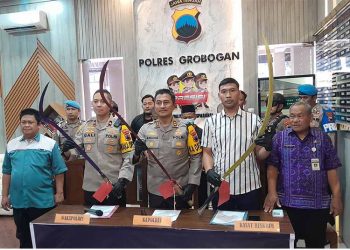 Lima Pelaku Pembacokan di Getasrejo Ditangkap, 2 Diantarnya Masih di Bawah Umur