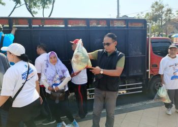 Bawaslu Kabupaten Semarang Tindak Kampanye Bagi-bagi Sayur Gratis di Ungaran