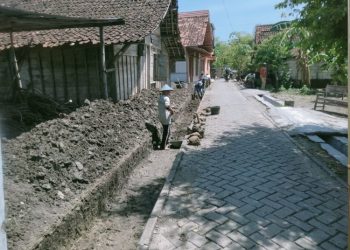 Papan Proyek Tak Dipasang, Pengerjaan Saluran Air di Desa Sogo Blora Diduga Tak Sesuai Spesifikasi