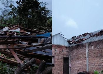 Diterjang Angin Puting Beliung, Puluhan Rumah di Demak Rusak Hingga Roboh