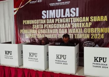 Dapat Souvenir Hingga Amplop Uang, KPU Grobogan Ajak 500 Partisipan dalam Simulasi Pilkada