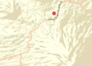 Gempa 2,7 M Guncang Wilayah Kabupaten Semarang dan Salatiga Siang Ini