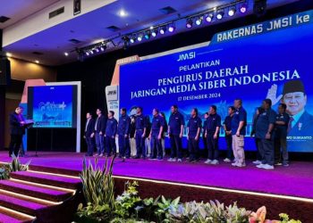 Sebelum Agenda Rakernas, Pengurus Daerah dari 4 Provinsi Dilantik Ketua JMSI di Samarinda