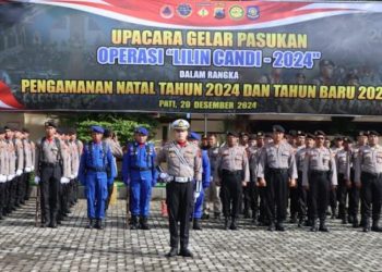 Mulai Besok, Polresta Pati Bakal Adakan Operasi Lilin Candi Selama Perayaan Nataru
