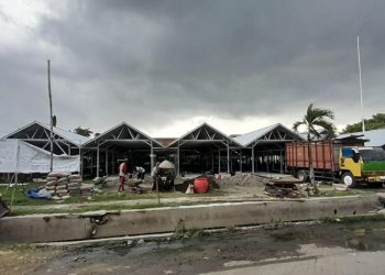 Pasar Darurat Gubug Grobogan Ditarget Selesai Akhir Tahun, Material Konstruksi Sangat Sederhana