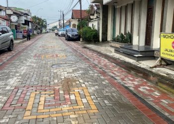 Bahayakan Pengguna, Jalan KH Achmad Dahlan di Kudus Bergelombang Usai Dibangun Drainase