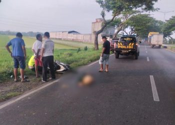 Diduga Korban Tabrak Lari di Jalan Lingkar Pati, Pemotor Dilarikan ke RS