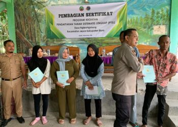 18.808 Warga Blora Akan Terima Sertifikat Tanah dari Program PTSL Pada 2025