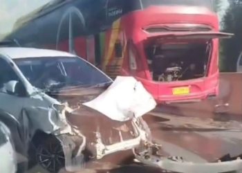 Kecelakaan Beruntun di Tol Bawen-Semarang, 3 Kendaraan Terlibat