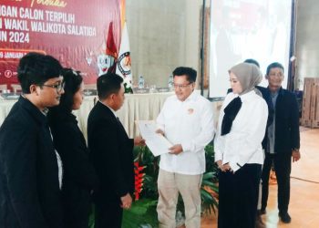 KPU Salatiga Gelar Penetapan Calon Terpilih, Dua Paslon yang Kalah Tidak Hadir